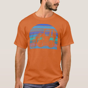 boerentractor Retro Farmer Tractor Silhou T-shirt
