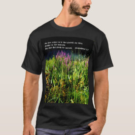 Boerentuin met 1 Korintiërs 3:7 T-shirt