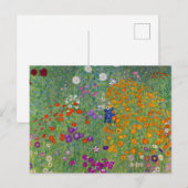 Boerentuin, Olie Schilderij, Gustav Klimt Briefkaart (Voorkant / Achterkant)