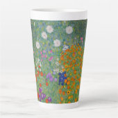 Boerentuin, Olie Schilderij, Gustav Klimt Latte Mok (Voorkant)
