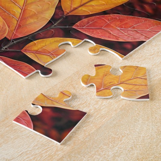 Boerenuil in het herfstbos legpuzzel (Zijkant)