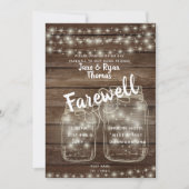 Boerenvakantie Afscheid Feest Schuur Thema Uitnodi Kaart (Voorkant)