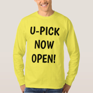 Boerenvogelverschrikker-shirt, boerderijbord op t- t-shirt