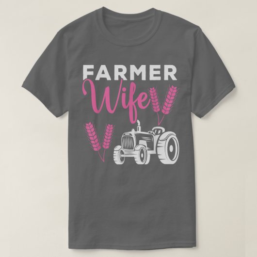 Boerenvrouw van boer t-shirt (Design voorkant)