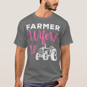 Boerenvrouw van boer t-shirt