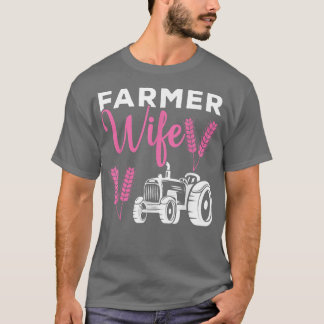 Boerenvrouw van boer t-shirt