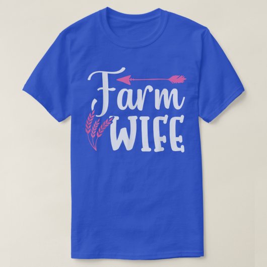 Boerenvrouw van Farmer T-shirt (Design voorkant)