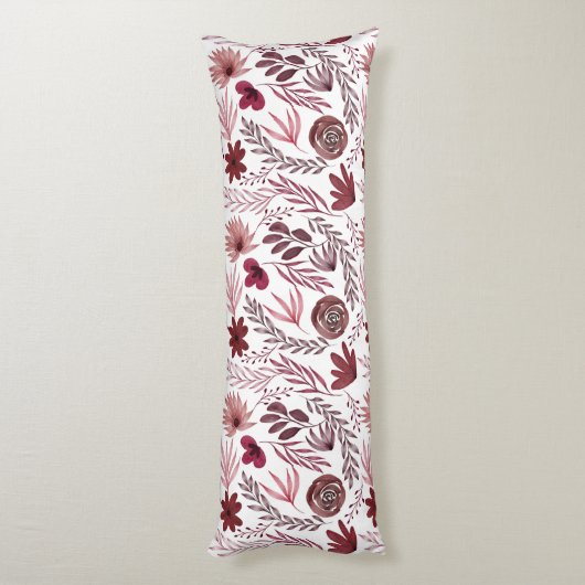 Boergisch rood olievloerkleppen lichaamskussen (Achterkant (Verticaal))