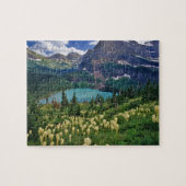 Boergras boven het meer van Grinnell Legpuzzel (Horizontaal)