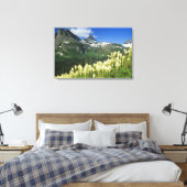 Boergras nabij Logan Pass in Gacier National Canvas Afdruk (Insitu (Slaapkamer))