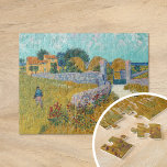 Boerij in Provence | Vincent Van Gogh Legpuzzel<br><div class="desc">Farmhouse in Provence (1888) door de Nederlandse postpressionistische kunstenaar Vincent Van Gogh. Origineel kunstwerk is een olie op het canvaslandschap die schildert in levendige gouden geelten en aqua blue shades. Gebruik de ontwerphulpmiddelen om douanetekst toe te voegen of het afbeelding te personaliseren.</div>