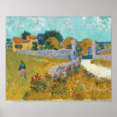 Boerij in Provence | Vincent Van Gogh Poster (Voorkant)