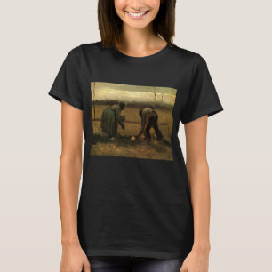 Boerin aardappels plantend door Vincent van Gogh T-shirt