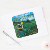 BOERIN IERS SATIVA VIERKANTE STICKER (Envelop)
