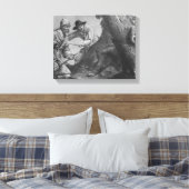 Boerjacht Canvas Afdruk (Insitu (Slaapkamer))