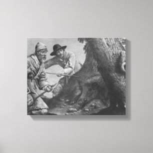 Boerjacht Canvas Afdruk