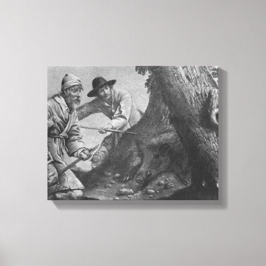Boerjacht Canvas Afdruk (Voorkant)