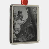 Boerjacht Metalen Ornament (Rechts)