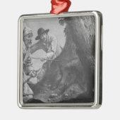 Boerjacht Metalen Ornament (Links)