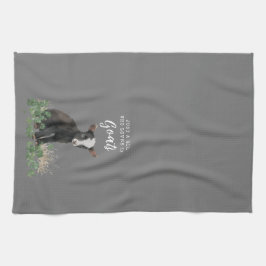 Boerkhuis | Alleen een meisje dat van haar geiten Theedoek