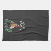 Boerkhuis | Gewoon een meisje dat van haar kippen  Theedoek (Horizontaal)