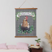 Boerkhuis | Kip | Personeelsvriendelijke hangende  Hangend Wandkleed (Slaapkamer)