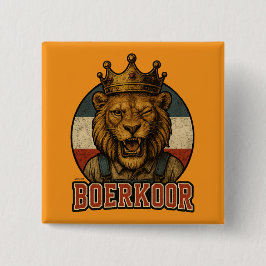 Boerkoor – Stem van het Boerenhart   Vierkante Button 5,1 Cm