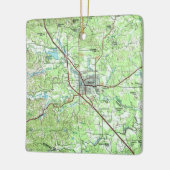 Boerne TX Topo Map Keramisch Ornament (Links)