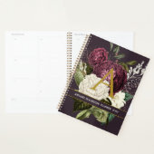 boeroene en witte rozenplant planner (Display)