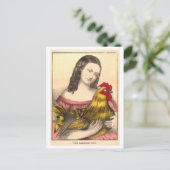  Boer's Pet Rooster Briefkaart (Staand voorkant)