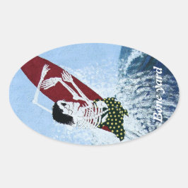 Boerschildpad Ovale Sticker