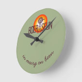 BOERSEUN Windpomp Afrikaans Saffa Expat Ronde Klok (Hoek)