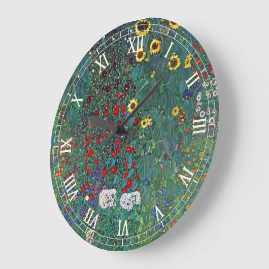 Boertuin met zonnebloem door Klimt,  bloemen Grote Klok (Hoek)