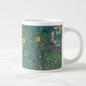 Boertuin met zonnebloem door Klimt,  bloemen Grote Koffiekop (Rechts)