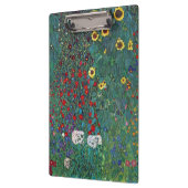 Boertuin met zonnebloem door Klimt,  bloemen Klembord (Links)
