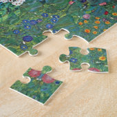 Boertuin met zonnebloem door Klimt,  bloemen Legpuzzel (Zijkant)