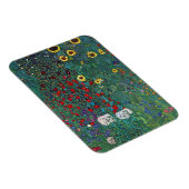 Boertuin met zonnebloem door Klimt,  bloemen Magneet (Rechterzijde)