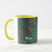 Boertuin met zonnebloem door Klimt,  bloemen Mok (Links)