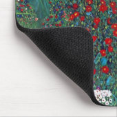 Boertuin met zonnebloem door Klimt,  bloemen Muismat (Hoek)