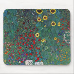 Boertuin met zonnebloem door Klimt,  bloemen Muismat<br><div class="desc">Farmergarden met zonnebloem (1905/06) van Gustav Klimt is een Victoriaans Era Symbolisme fijn kunstschilderij. Een natuur scène met allerlei bloemen en zonnebloemen in een tuin op een boerderij. Over de kunstenaar: Gustav Klimt (1862-1918) was een Oostenrijkse symbolistische schilder en een van de meest prominente leden van de beweging "Art Nouveau"...</div>