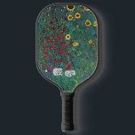 Boertuin met zonnebloem door Klimt,  bloemen Pickleball Paddle<br><div class="desc">Farmergarden met zonnebloem (1905/06) van Gustav Klimt is een Victoriaans Era Symbolisme fijn kunstschilderij. Een natuur scène met allerlei bloemen en zonnebloemen in een tuin op een boerderij. Over de kunstenaar: Gustav Klimt (1862-1918) was een Oostenrijkse symbolistische schilder en een van de meest prominente leden van de beweging "Art Nouveau"...</div>