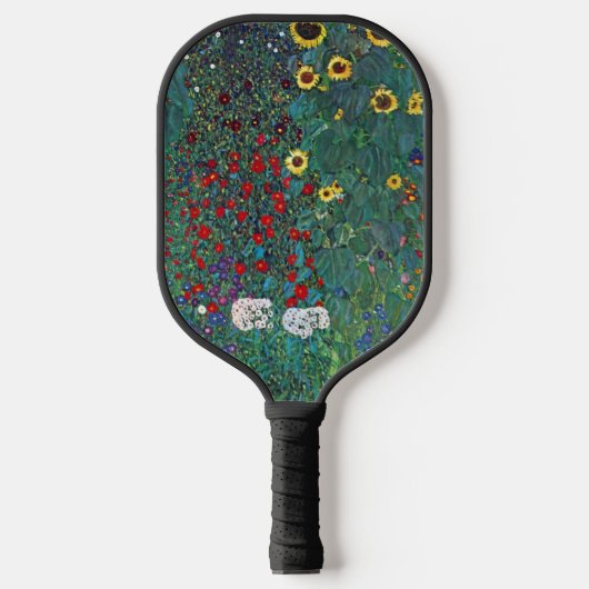 Boertuin met zonnebloem door Klimt, bloemen Pickleball Paddle (Voorkant)