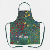 Boertuin met zonnebloem door Klimt,  bloemen Schort (Voorkant)