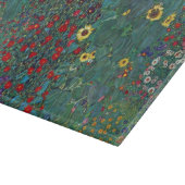 Boertuin met zonnebloem door Klimt,  bloemen Snijplank (Hoek)