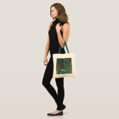 Boertuin met zonnebloem door Klimt, bloemen Tote Bag (Voorkant (model))