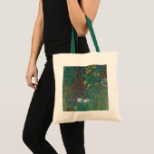 Boertuin met zonnebloem door Klimt, bloemen Tote Bag (Voorkant (product))