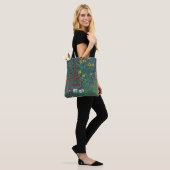 Boertuin met zonnebloem door Klimt, bloemen Tote Bag (Op model)
