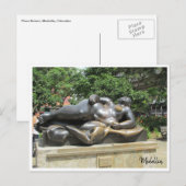 boeteboor vrouw briefkaart (Voorkant / Achterkant)