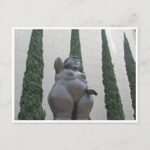 boeteboor vrouw briefkaart
