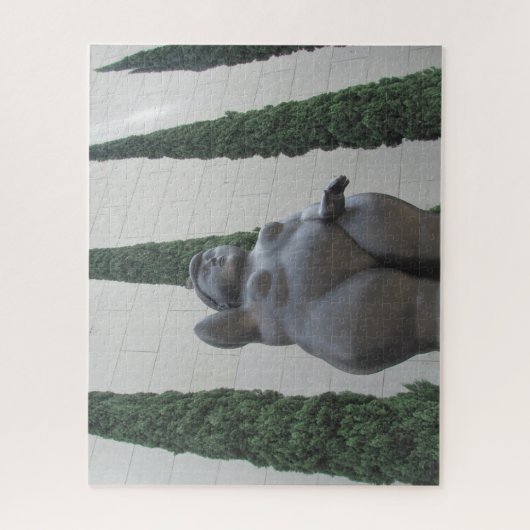 boeteboor vrouw legpuzzel (Verticaal)